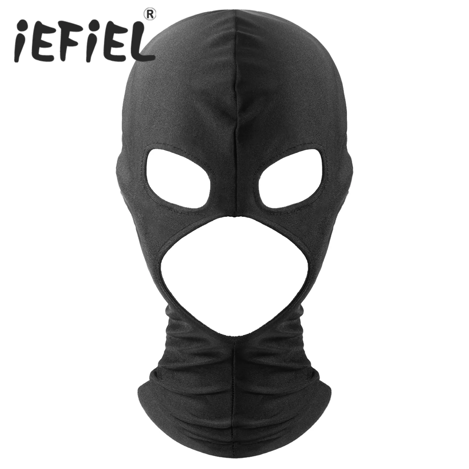 Face Masks Open Mouth and Eye Head Covers Adult Elastic Cloth Head Covers Couples Sexy Hood Masks Cosplay Sex Toys