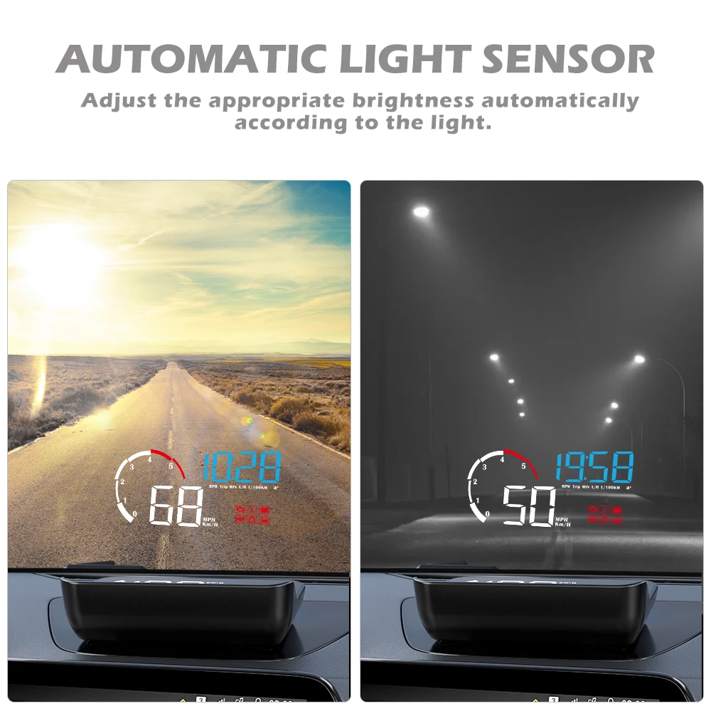 뉴스마트 M10 차량용 디스플레이 - OBD 코드 테이블 프로젝터 차량 HUD 헤드업 디스플레이 다기능 디스플레이