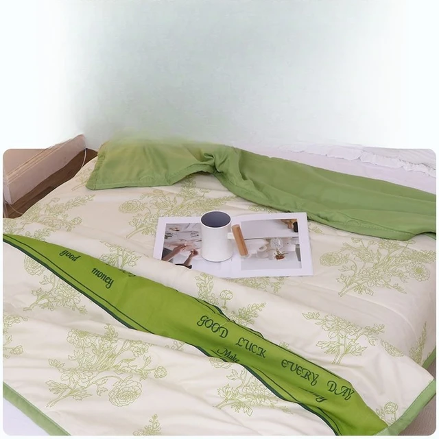 Couette fine imprimée, respectueuse de la peau, 150x200cm, pour enfants, couvre-lit doux, couverture d'été (sans taie d'oreiller) 6