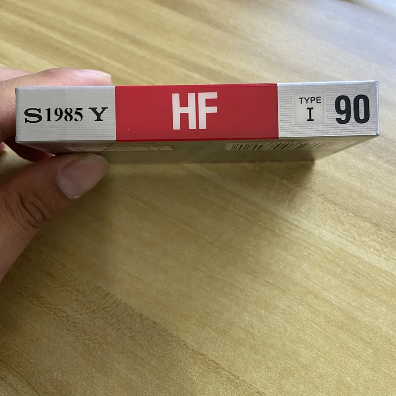 1PCS 1985 HF90 Minutes Blank Tape High Clarity Magnetic Audio Tape Standard Cassette Blank Recorder Tapes audio cassette tape