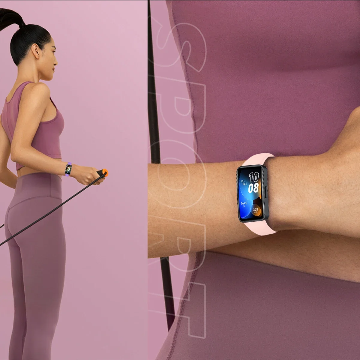 أربطة ساعات سيليكون لهواوي باند 9 8 حزام مع حافظة...