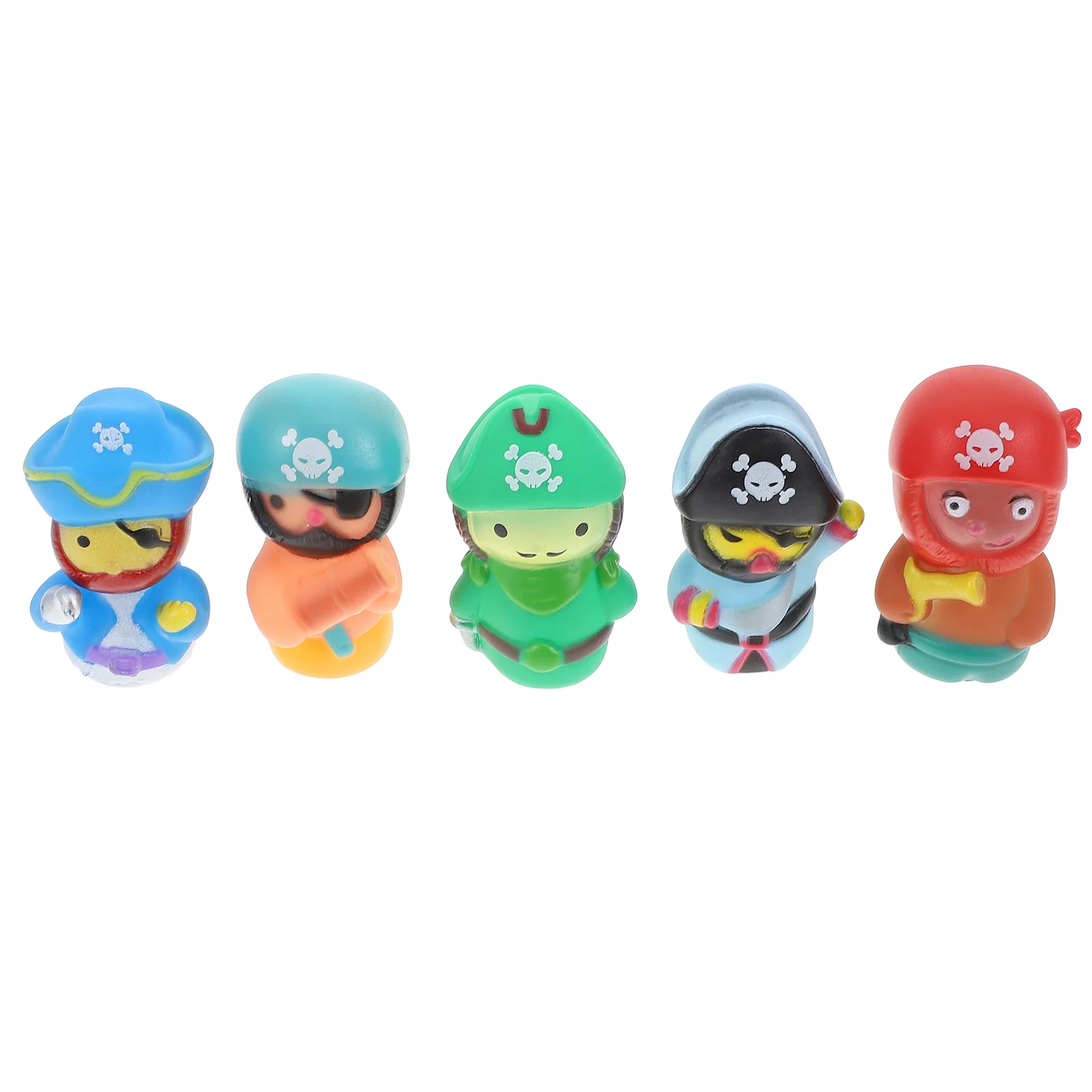 

Kids Mini Toys Pirate Figure Educational Children Gift Vinyl Finger Puppet Puppets Playthings