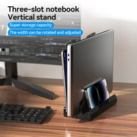 Support pliable pour ordinateur portable, accessoires pour Macbook, iPad, tablette, téléphone, support stockable, double usage, réglable 2