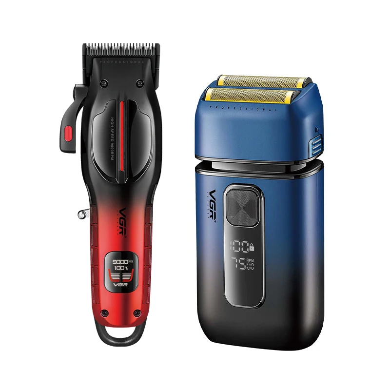 VGR 026 آلة قطع الشعر عالية الجودة Vgr مجموعة كليب...