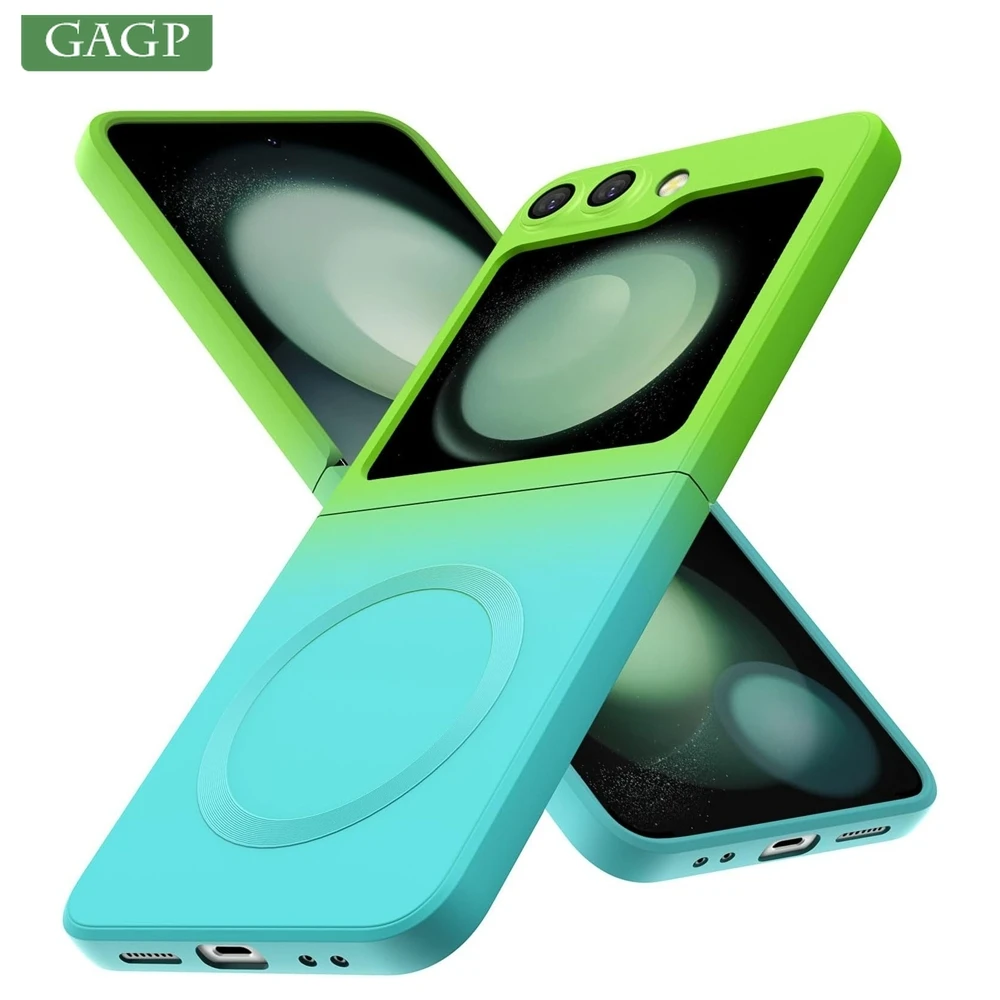 Gradient Magsafe Soft Silicone Wireless Charging Case - Cute and Stylish Cover