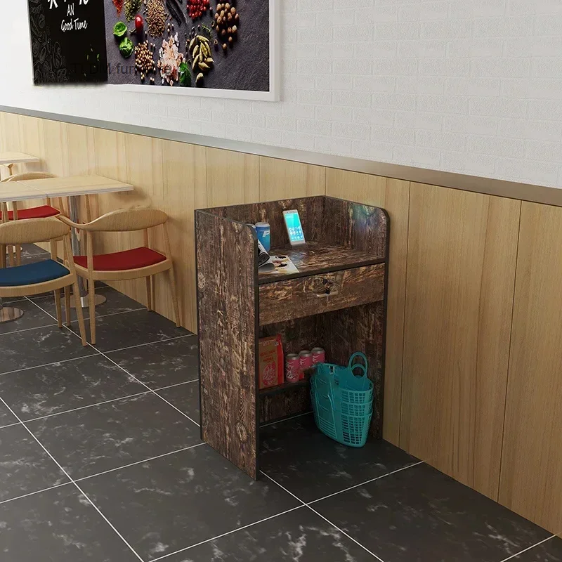 Modern Reception Desk Supermarket Convenience Store Mini Cashier Desks Multifunctional Furniture Bar Table Counter Table Bv