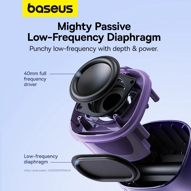 360도 사운드와 맞춤형 기능으로 음악을 더욱 즐겁게 만드는 Baseus AeQur V2 블루투스 스피커