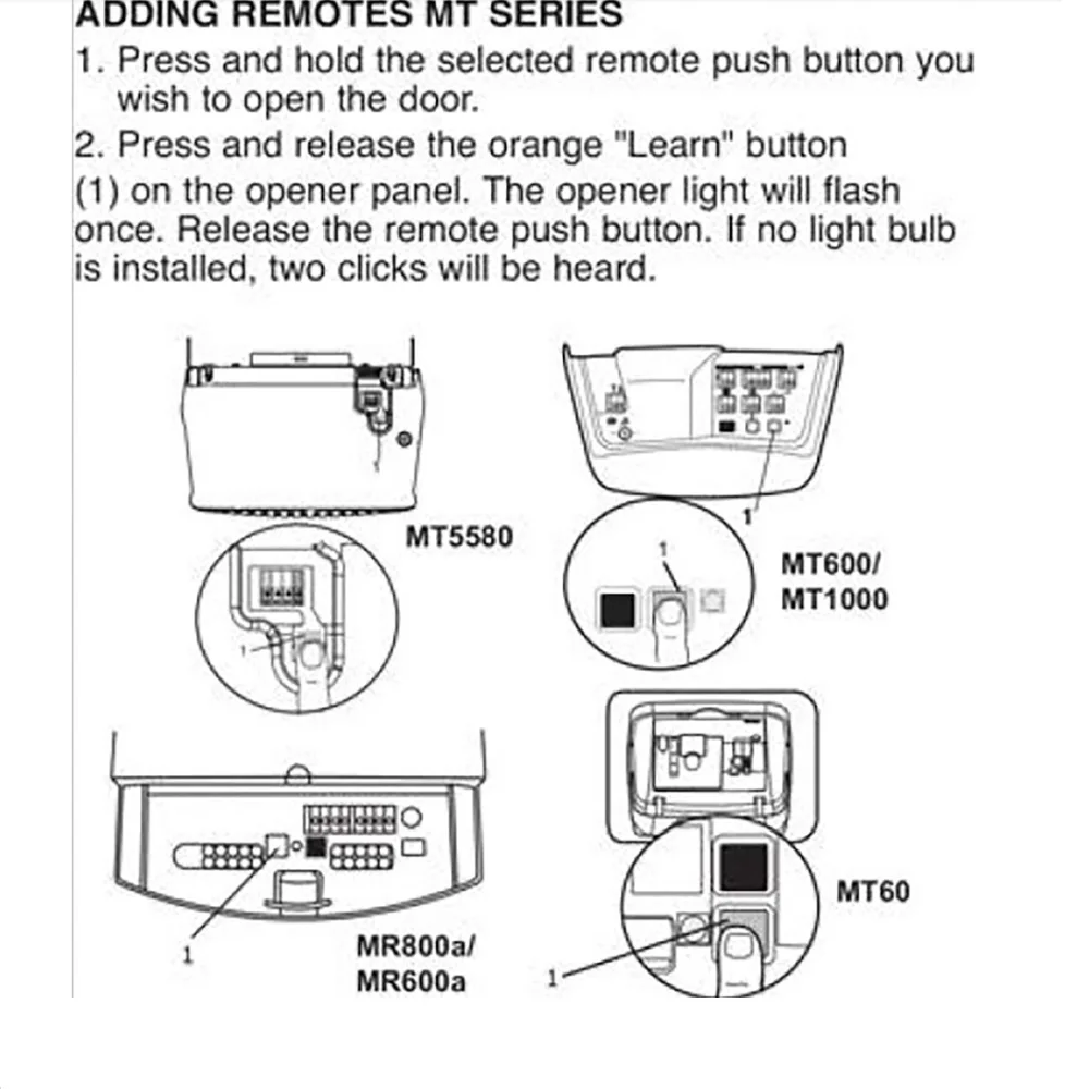 94335E Remote Control 94330E 94334E 94333E 84333E 84335E 84330E Garage Gate Remote Control 433.92MHz Rolling Code 2