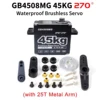 GOTECK 45KG Brushless Digital Servo,8.4V Metal Gear Digital servo,Waterproof Steering Servo for 1/8 1/10 RC Crawler Car Robot 2