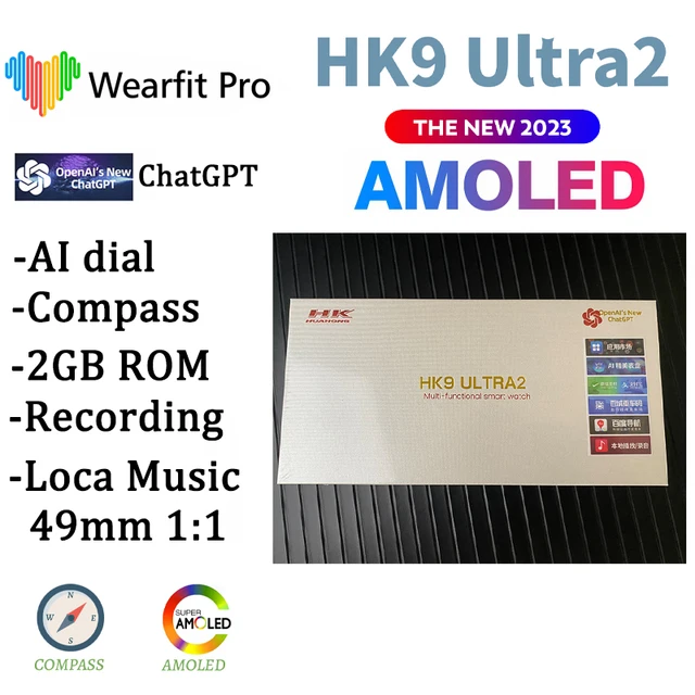 Hk9 Ultra 2 Smartwatch Original 2Gb Ram Amoled Display Wholesale - Smart  Watches - 1081744626