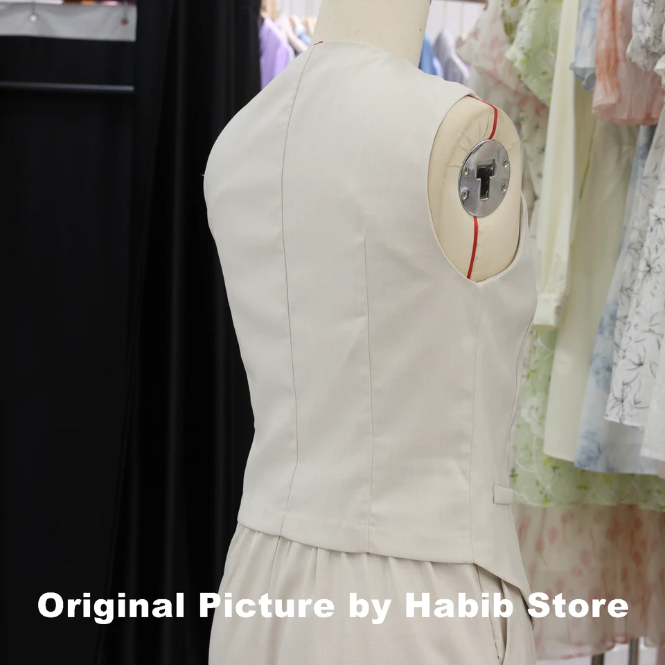 Set 2 Pezzi Donna - Top Bandeau Senza Schienale + Pantaloni Larghi Elasticizzati - Foto 2