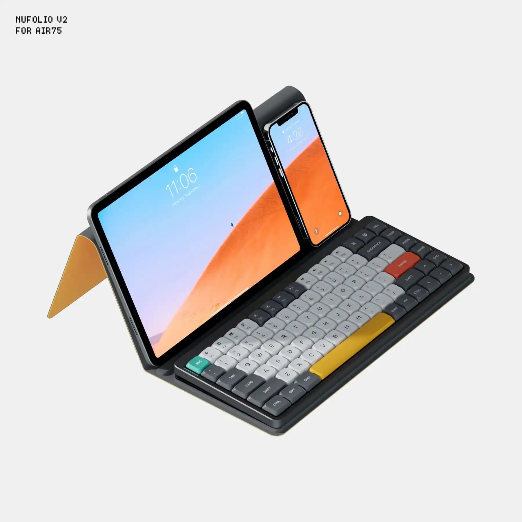 Nuphy Air60 心地よい V2 ブラック & NuFolio V3