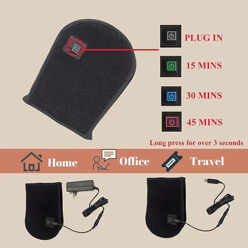 660& 850 nm Red & Infrared Light Therapy Glove