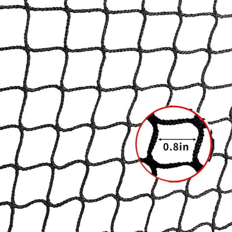 Golf Practice Net Sturdy Golf Practice Nets For Backyard Green/Black Smooth Driving Net Portable Softball Net For Backyard 4
