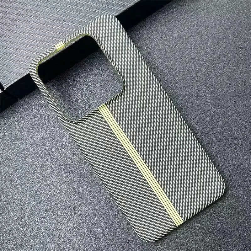 Fashion Hard Carbon Fibre Slim Protective Back Cover Case