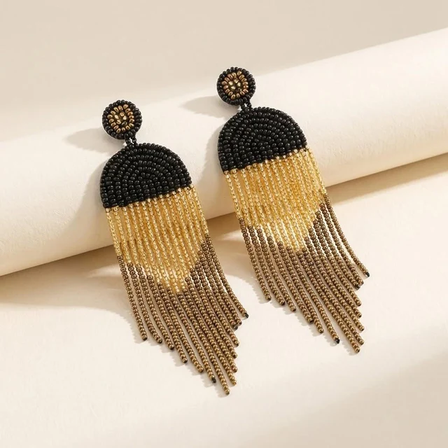 Boho Waterfall Tassel Earrings