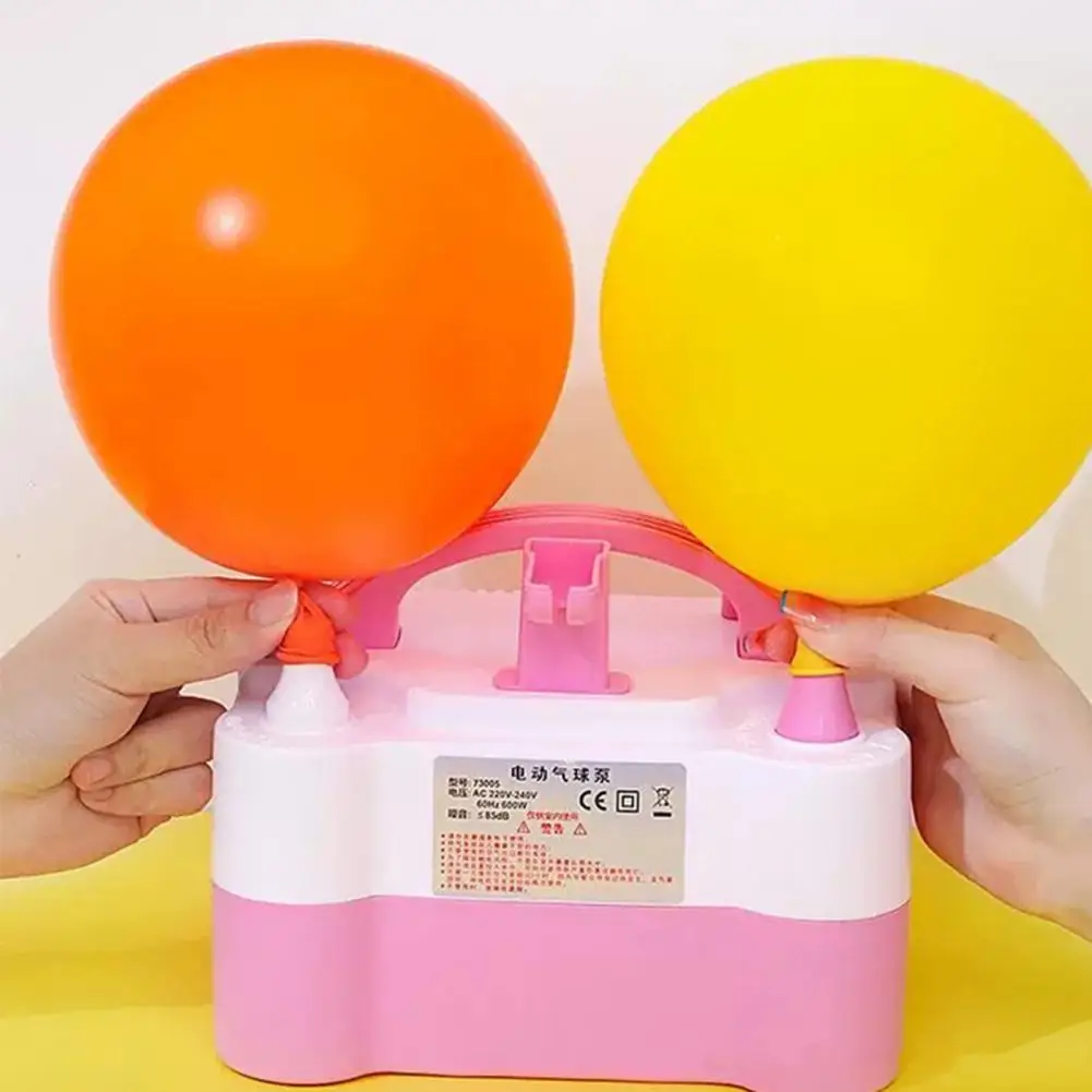 DualNozzleBalloonPumpBalloonInflationMachinePortableElectric