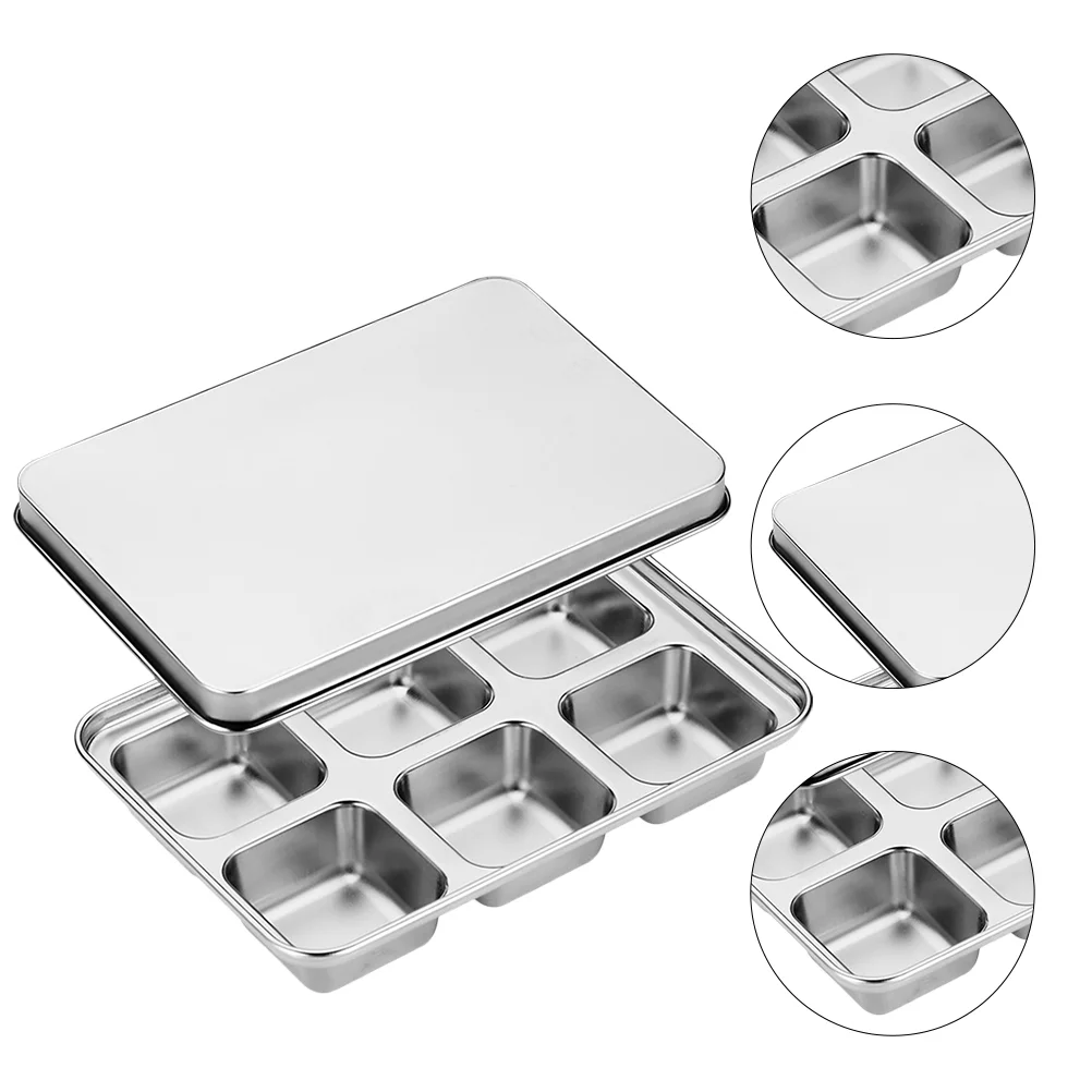 Stainless Steel Ice Cube Mold Wear Resistant Freezer Tray Household Ice Tray Cube Maker Ball Tool Kitchen Bar Accessory