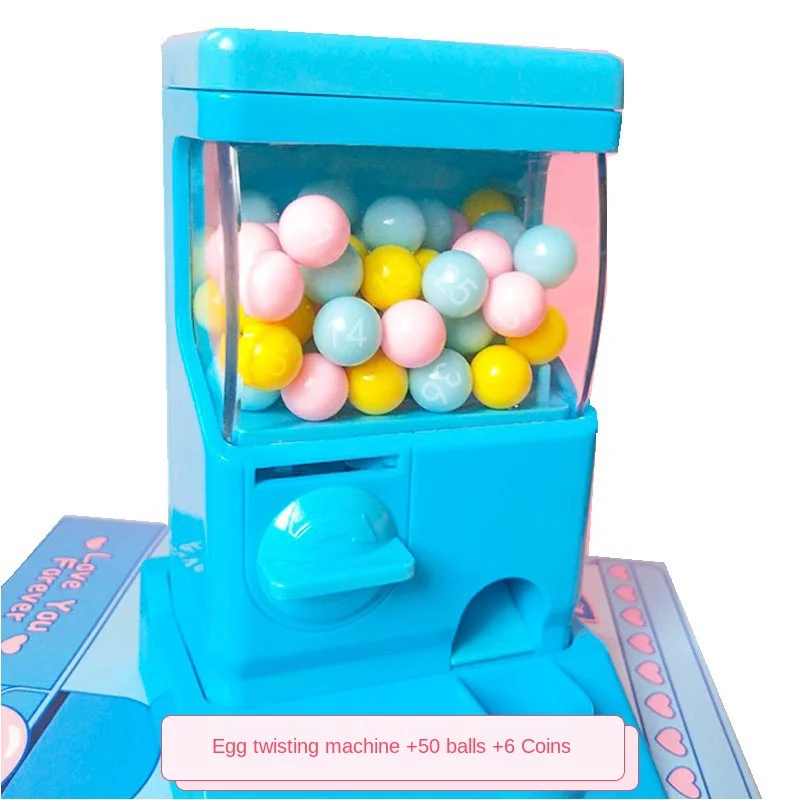 Candy Dispensing Machine Money Saving Box Children Piggy Banks Candy Vending Machine Safes Coin Egg Twisting Machine Gift Ideas 6