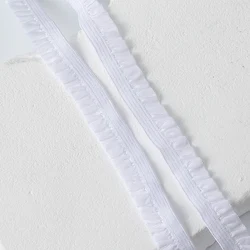 White Lace Fabric for DIY Wedding Dress Sewing and Decor - 2 Meters (V 1cm Wide)
