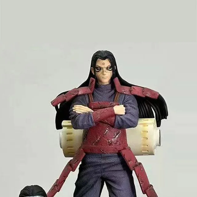 FASLMH 11 Naruto Figure Uchiha Madara Senju Hashirama Shodai Hokage PVC  Toy Action Figure 