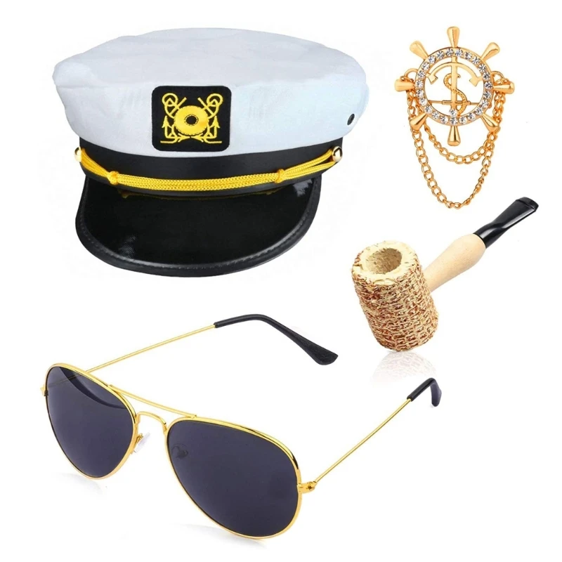 Kit De Disfraz De Capitán, Accesorio De Aviador, Gafas De Sol, Accesorios  De Disfraz De Azafata, Sombrero De Azafata - Accesorios De Atrezo -  AliExpress