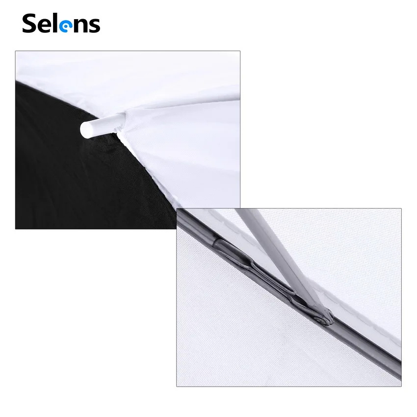 Selens 33 Inch Photography White Soft Light Umbrella Translucent Umbrella For Ph