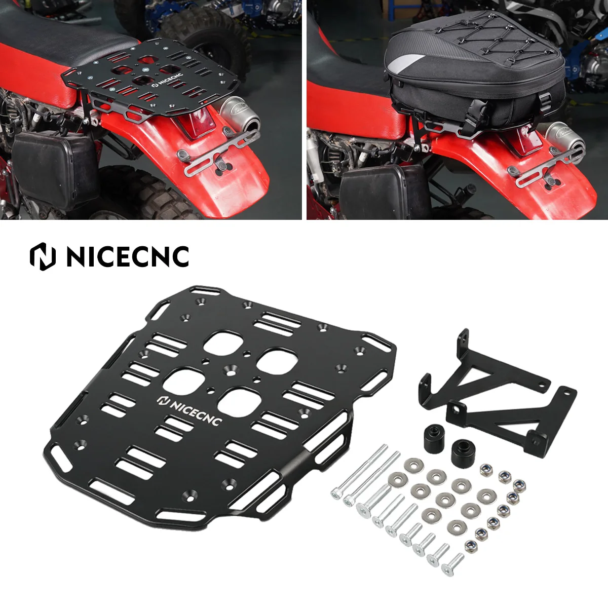 Motorcycle Rear Luggage Rack Cargo Rack Bracket for Honda XR650L XR