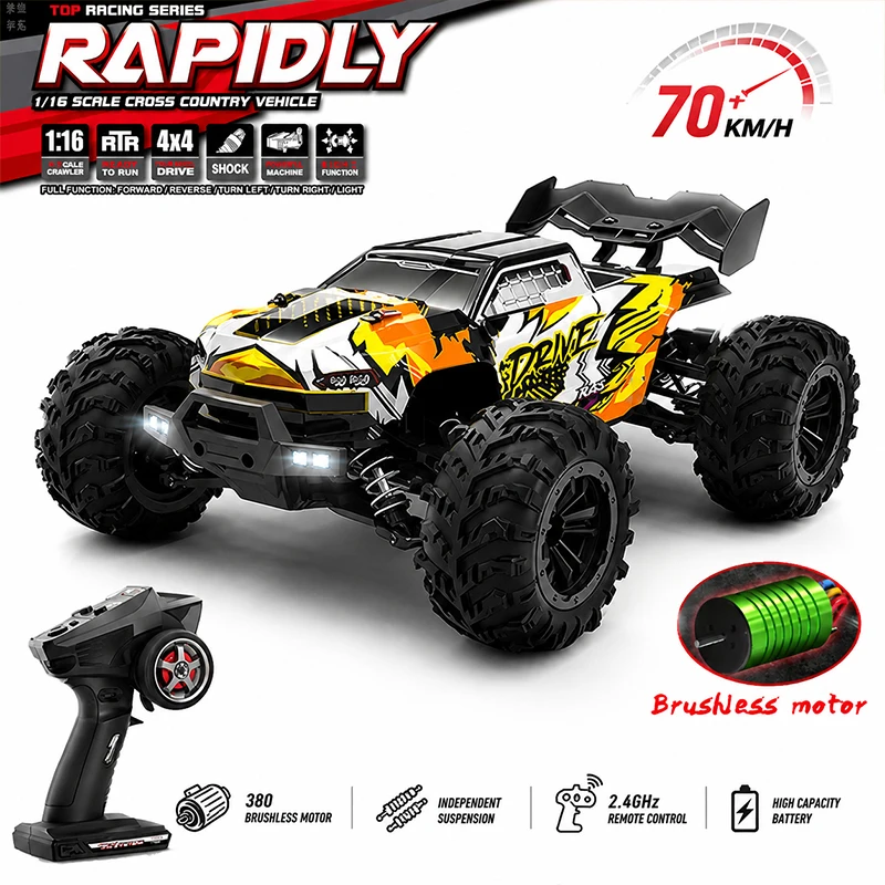 Voiture RC 50-70km/h 4WD tout-terrain électrique