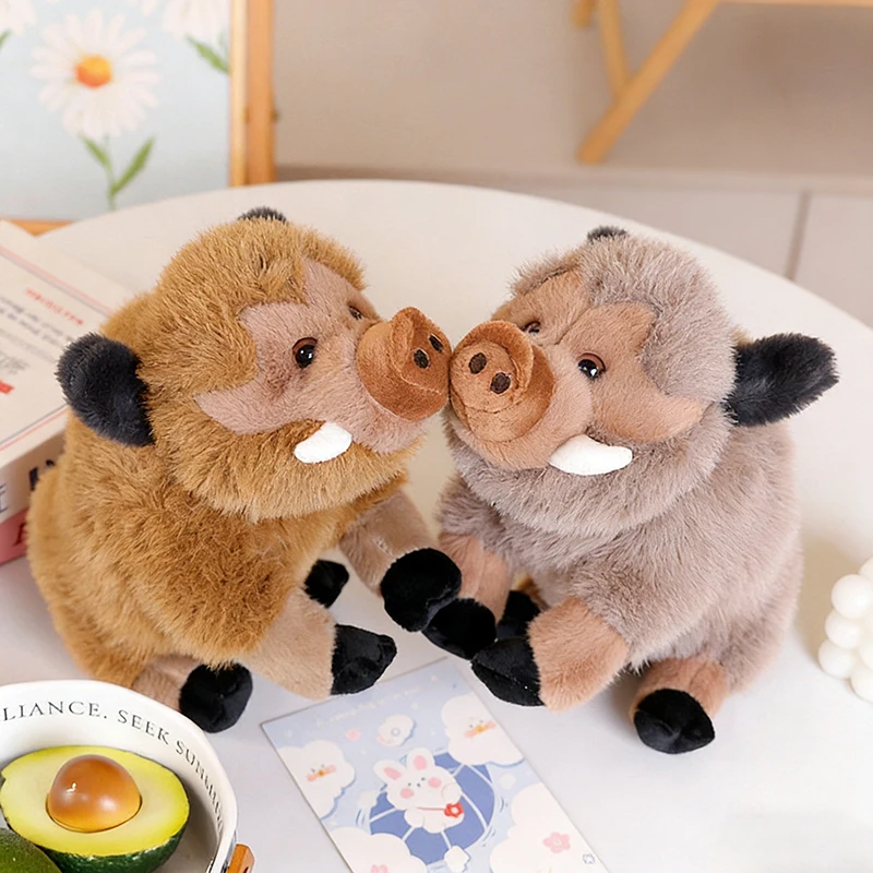 25/30cm 시뮬레이션 멧돼지 플러시 장난감 귀여운 소파 쿠션 홈 장식 사랑스러운 인형 장난감 어린이 선물
