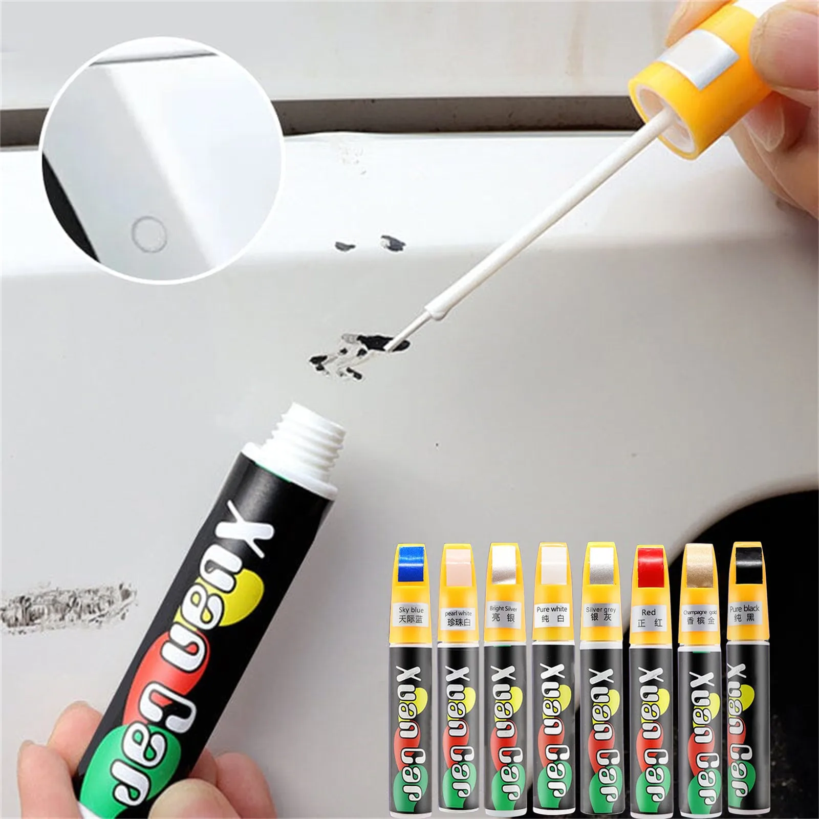 Car Scratch Remover Pen Scratch Remover Paint For Cars Car Paint 2 In 1 Pen For Variou