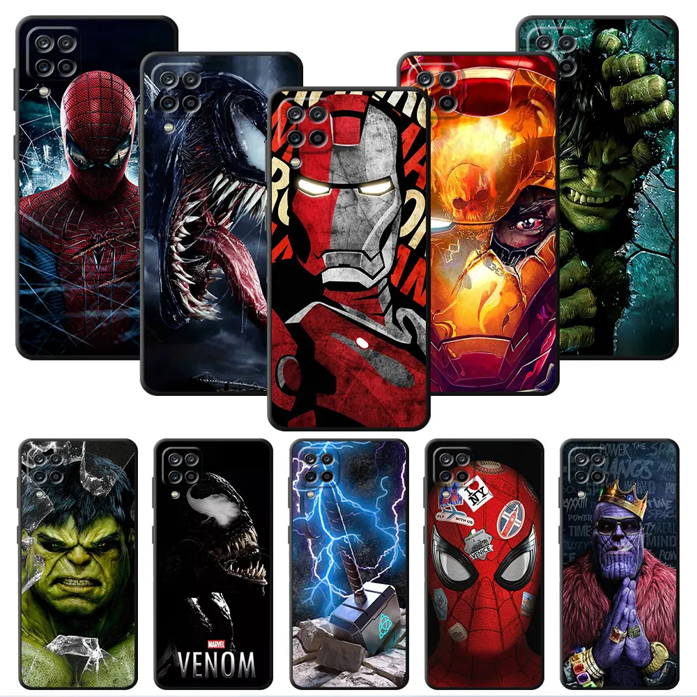 Custodia Per Telefono Per Samsung Galaxy A70 A54 A34 A03S A04S A03 Core A04 A10 A40 Marvel Deadpool Iron Man Spiderman Venom Groot Cover