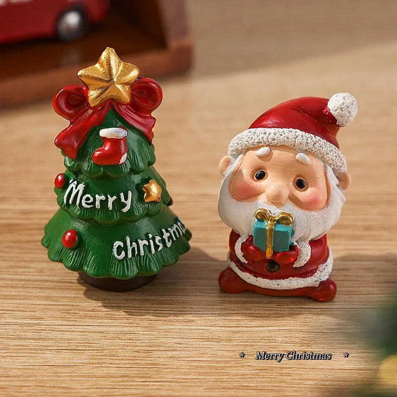 Christmas Gift Box Gifts, Santa Claus Desktop Ornaments, Decorations, Souvenirs Toys Small for Children, Creative Ideas