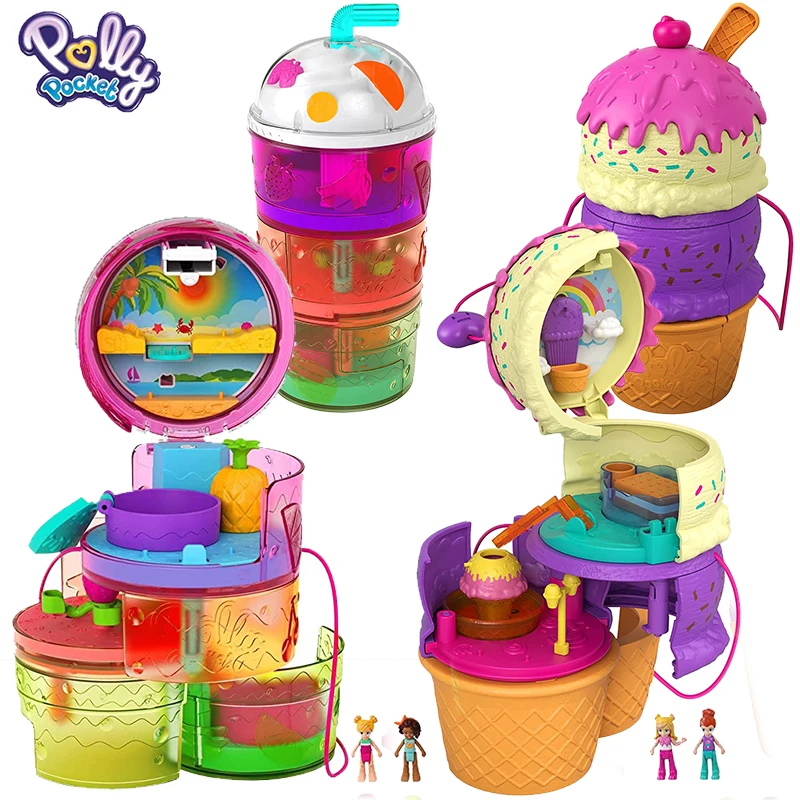 Polly Pocket - Parque Infantil - Roda e Surpresa de Sorvete - Mattel -  superlegalbrinquedos