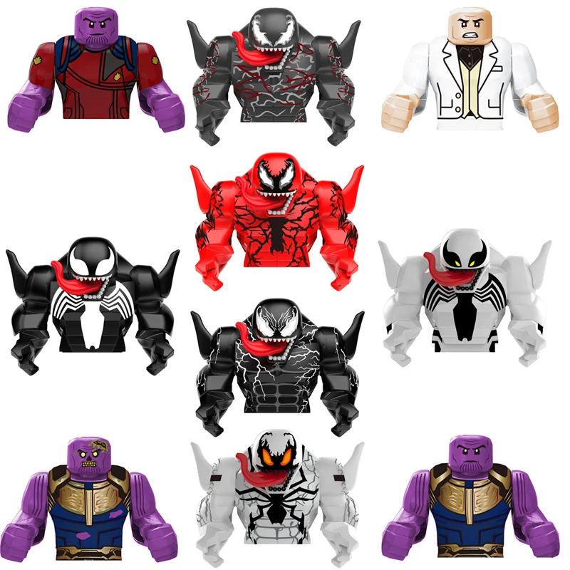 

Серия AF горячие игрушки Marvel карнидж Веном райот Человек-паук Строительные блоки экшн Мини фигурки сборные игрушки