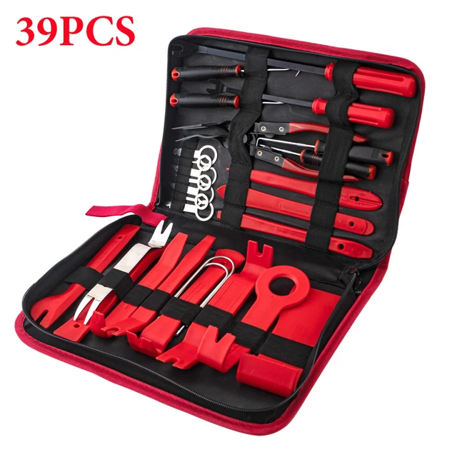 Car Interior Removal Kit Clip Rivet Fastener Audio Repair Tool Door