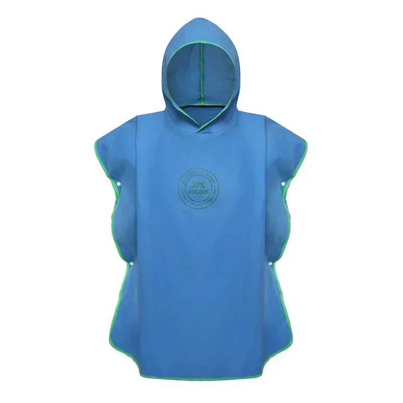 Kids' Hooded Microfiber Swim Cover-Up Poncho - Quick Drying Beach & Bath Towel