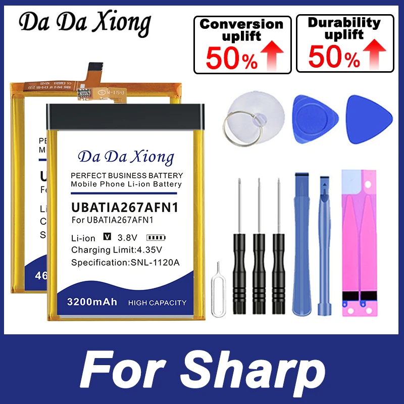 

Battery For Sharp Aquos Sense R EX ES SH-03J SH-02F WX04SH UBATIA283AFN2 UBATIA301AFN2 UBATIA232AFN1 UBATIA289AFN2 UBATIA267AFN1