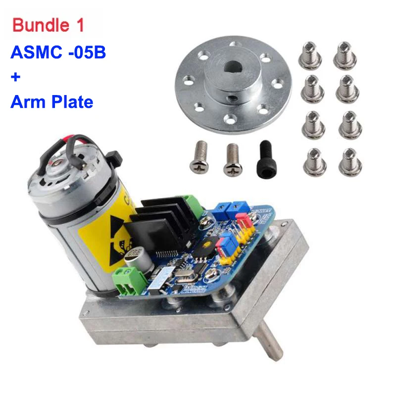 Robot Servo ASMC-05B/ASMC-05A High Power Torque 12V~24V 180kg.cm /110kg.cm Large Robotic Manipulator PCB Controller Arm Plate