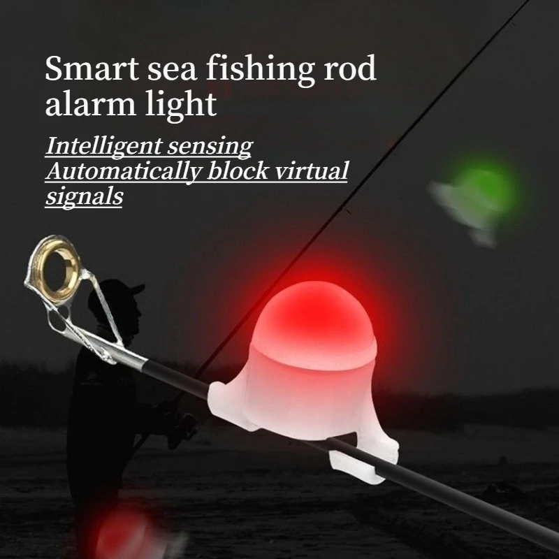 Alarme morsure électronique haute sensibilité avec signal lumineux - Accessoire pêche carpe nuit