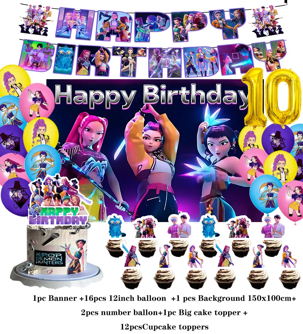 Décoration Anniversaire Démon Hunter - Achat En Ligne | Aliexpress