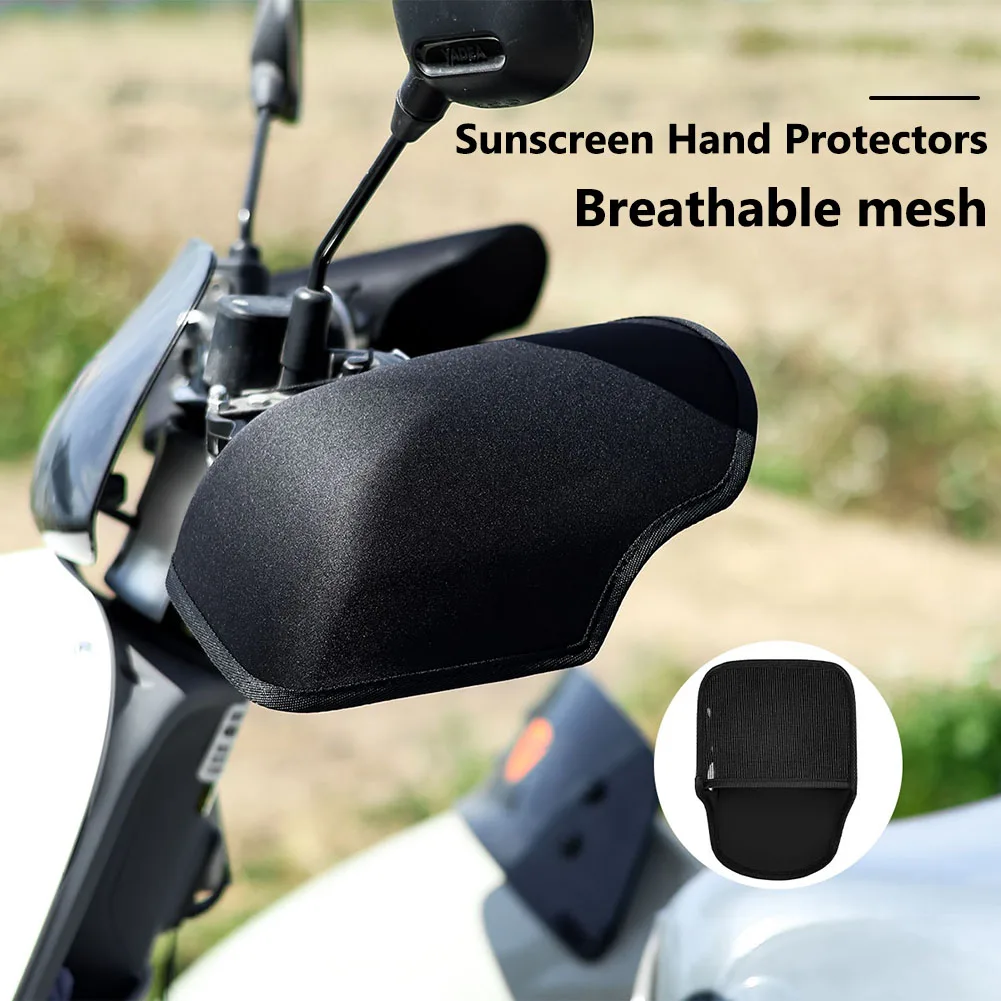 Motorcycle Grip Handlebar Muffs Windproof Sun Protection Breathable Handguards Motorbike Handle Cover Gloves