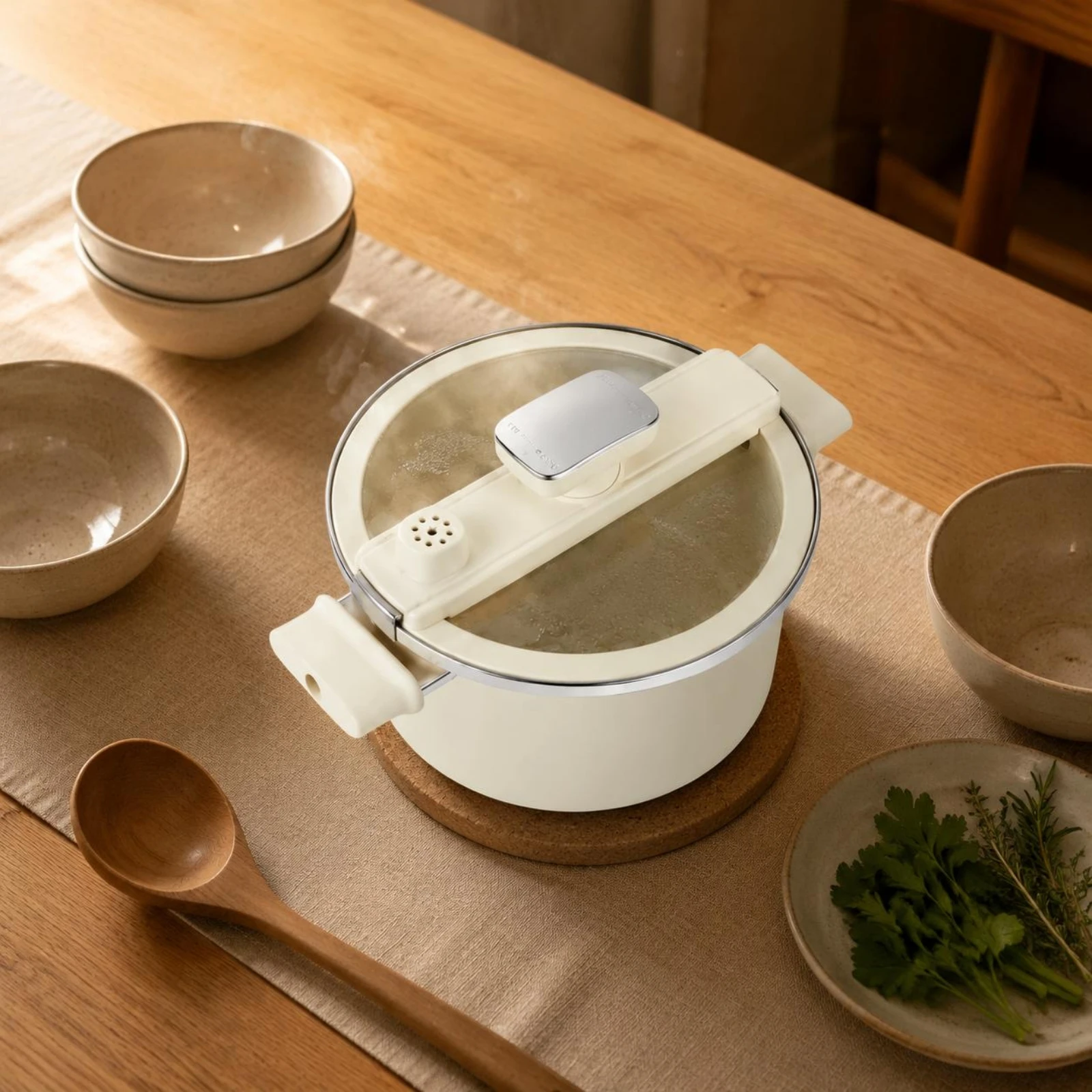 Enamel Pressure Cooker 4