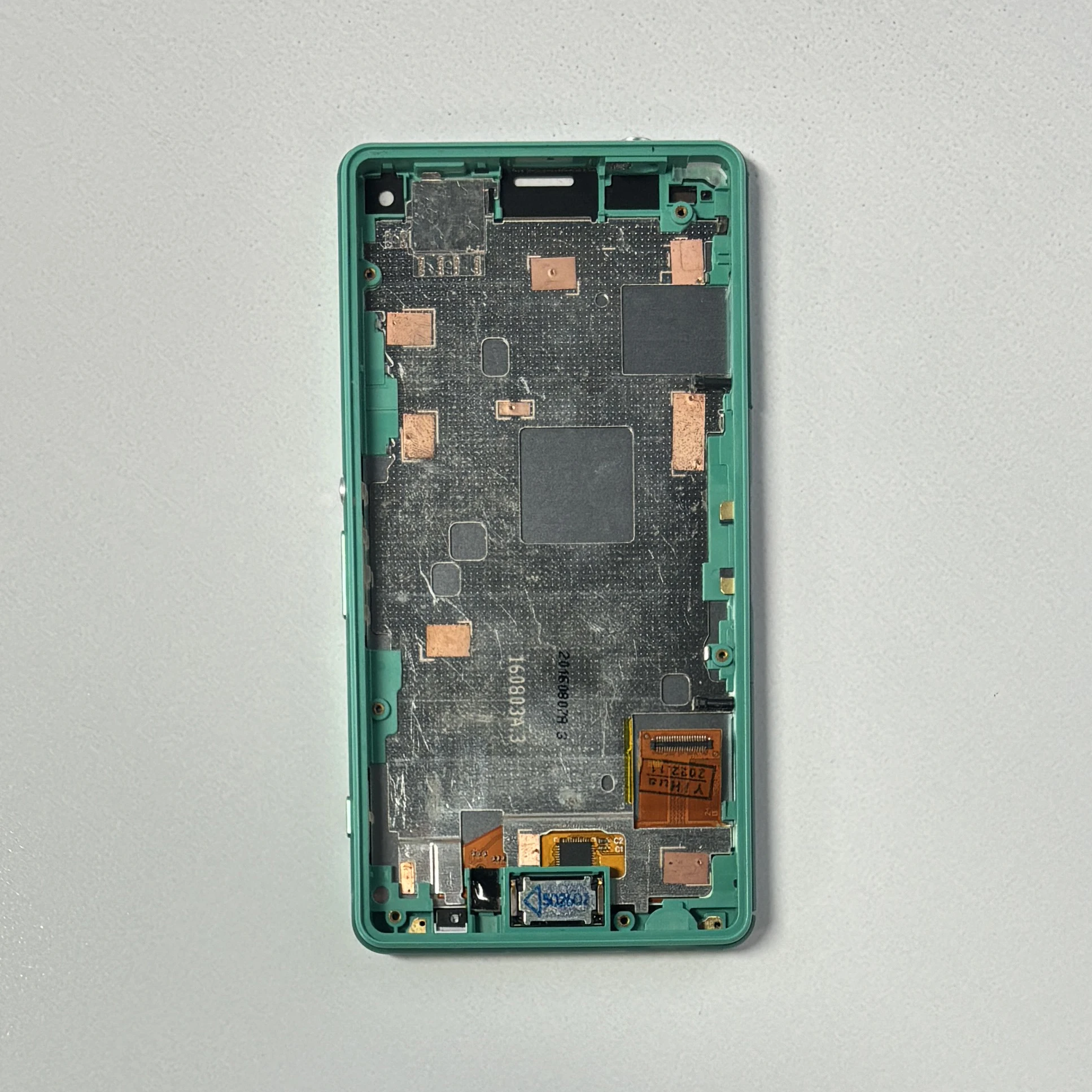 Façade Arrière Originale Pour Sony Xperia Z3 Compact D5803 - Noir, Occasion Avec Légères Rayures