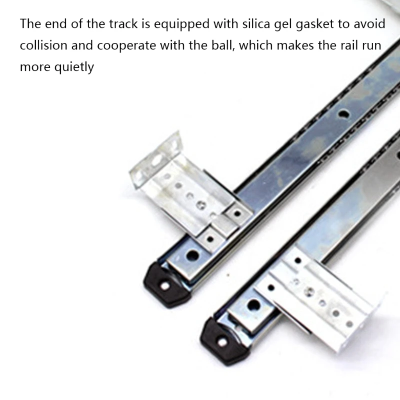 Furniture Ball Bearing Drawer Slide Rail Heavy Duty Keyboard Tray