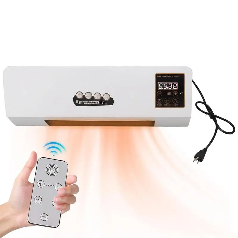 

Wall Mini Air Conditioner Mobile Air Speed Adjustable Heating Machine Indoor Space Heaters For Dining Room Study Room Bedroom