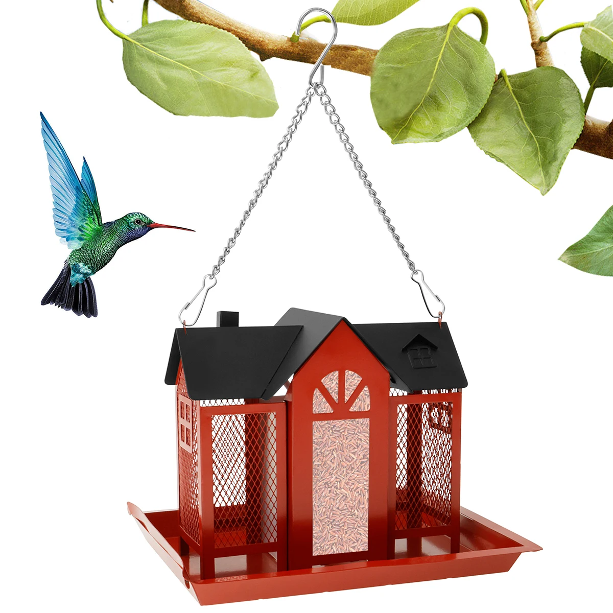 Waterproof Metal Bird Feeder for Garden Wildlife