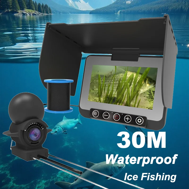 Caméra de pêche étanche IP68 avec vision nocturne et angle 220° pour exploration sous-marine