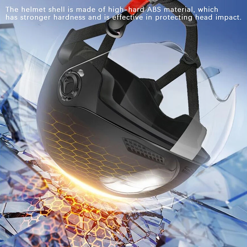 1pc Cartoon Elektrische Fahrrad Motorrad Halb Helm Mit Brille Fahrrad Schutzhelm 3C Zertifiziert männer Und frauen erwachsene – Detail 11