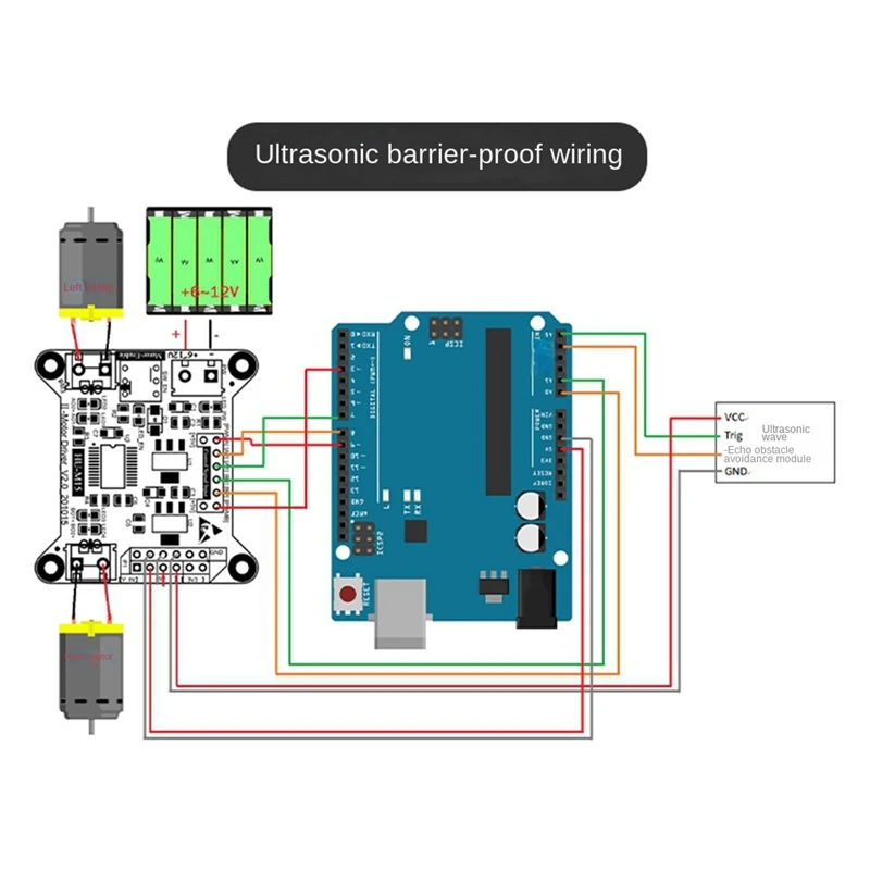 Motor Drive Module TB6612 Motor Positive And Negative Drive Control Smart Car DIY Accessories